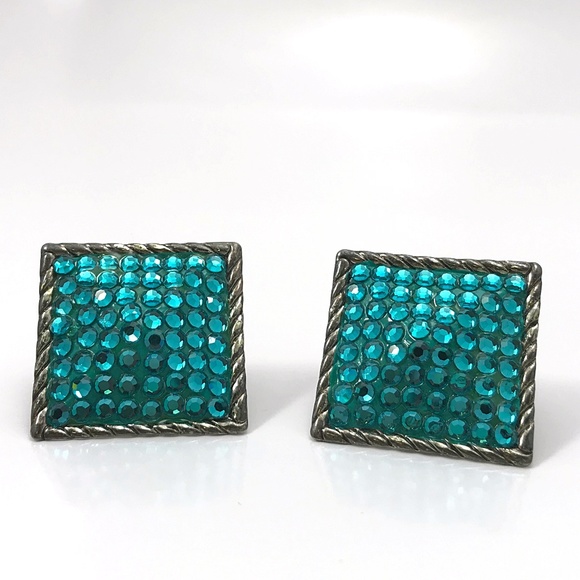 Richard Kerr Rhinestone Earrings - Picture 6 of 8